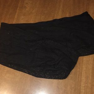 black infinity scarf